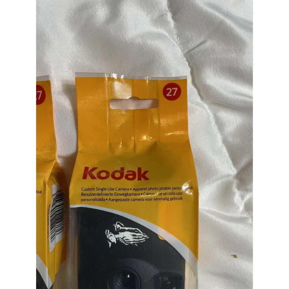 2 Kodak Drake Disposable Cameras -Sealed-